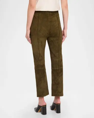 Simkhai Veda Cropped Vegan Suede Pants | Thumbnail 3 Simkhai Veda Cropped Vegan Suede Pants | Thumbnail 3