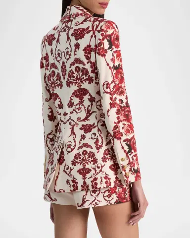 Alice + Olivia Macey Notch-Collar Blazer | Thumbnail 3 Alice + Olivia Macey Notch-Collar Blazer | Thumbnail 3