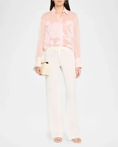 CISSA Floral Embroidered Button-Front Shirt | Thumbnail 2 CISSA Floral Embroidered Button-Front Shirt | Thumbnail 2