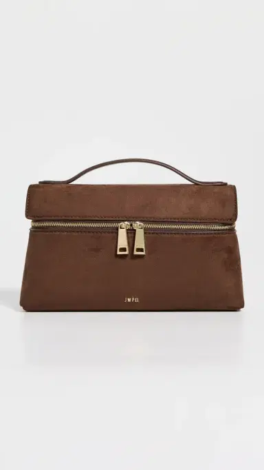 JW PEI The Top Handle Faux Suede Bag Mocha Brown One Size | Thumbnail 2 JW PEI The Top Handle Faux Suede Bag Mocha Brown One Size | Thumbnail 2