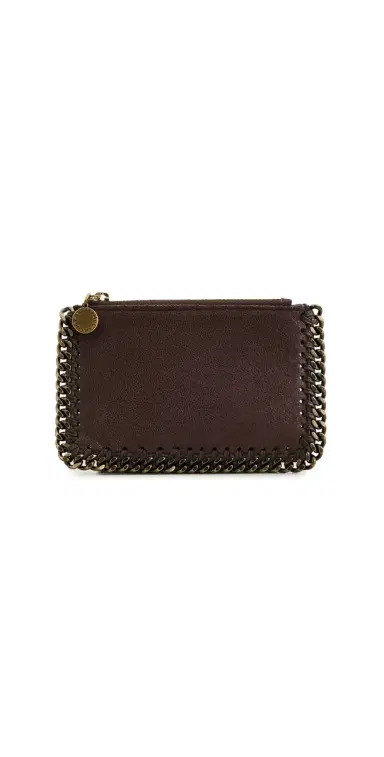 Stella McCartney Falabella Zip Card Holder | Thumbnail 1 Stella McCartney Falabella Zip Card Holder | Thumbnail 1