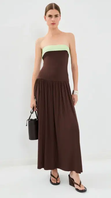 NIA Santo axi Dress Coffee | Thumbnail 5 NIA Santo axi Dress Coffee | Thumbnail 5