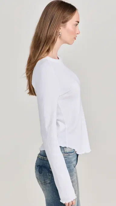 Free People Easy Does It Thermal White | Thumbnail 4 Free People Easy Does It Thermal White | Thumbnail 4