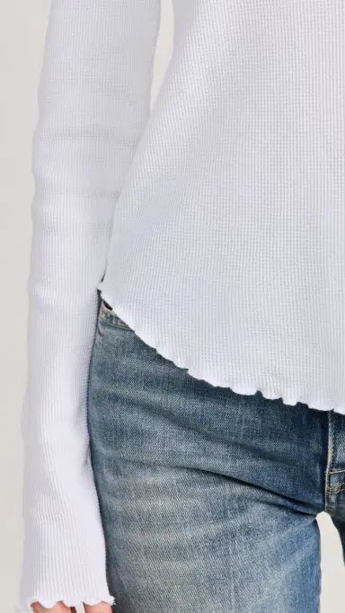 Free People Easy Does It Thermal White | Thumbnail 6 Free People Easy Does It Thermal White | Thumbnail 6