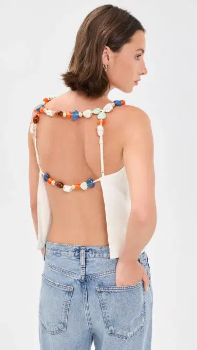 Cult Gaia Eira Top Off White | Thumbnail 3 Cult Gaia Eira Top Off White | Thumbnail 3