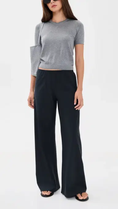La Ligne Cotton Poplin Colby Pants Navy | Thumbnail 5 La Ligne Cotton Poplin Colby Pants Navy | Thumbnail 5