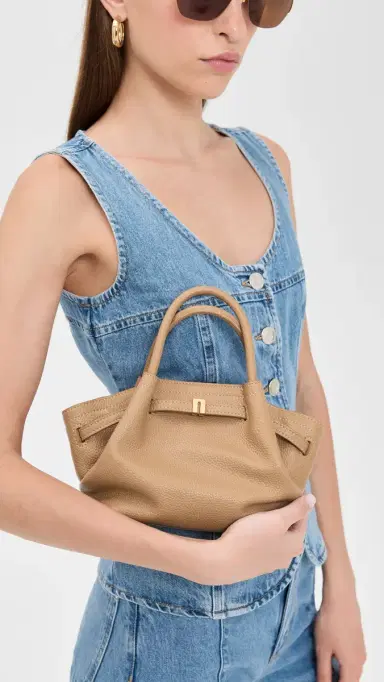 JW PEI Hana Faux Leather Mini Tote Bag Latte One Size | Thumbnail 3 JW PEI Hana Faux Leather Mini Tote Bag Latte One Size | Thumbnail 3