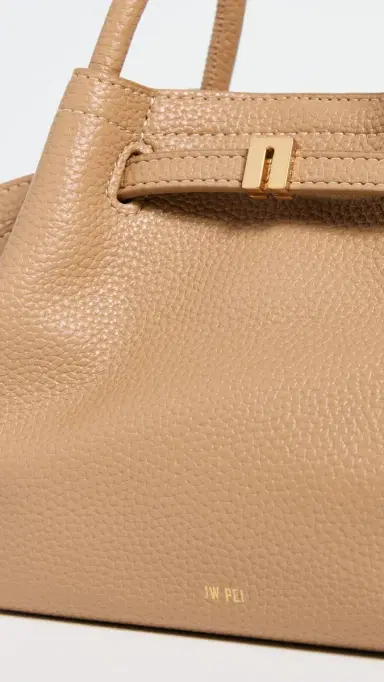 JW PEI Hana Faux Leather Mini Tote Bag Latte One Size | Thumbnail 5 JW PEI Hana Faux Leather Mini Tote Bag Latte One Size | Thumbnail 5