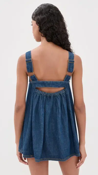 Free People Katie Denim Tunic Deep Wash | Thumbnail 3 Free People Katie Denim Tunic Deep Wash | Thumbnail 3