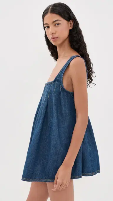 Free People Katie Denim Tunic Deep Wash | Thumbnail 4 Free People Katie Denim Tunic Deep Wash | Thumbnail 4