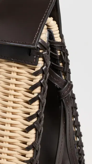 Staud Maude Mini Wicker Carryall Satchel | Thumbnail 5 Staud Maude Mini Wicker Carryall Satchel | Thumbnail 5
