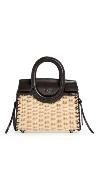 Staud Maude Mini Wicker Carryall Satchel | Thumbnail 1 Staud Maude Mini Wicker Carryall Satchel | Thumbnail 1