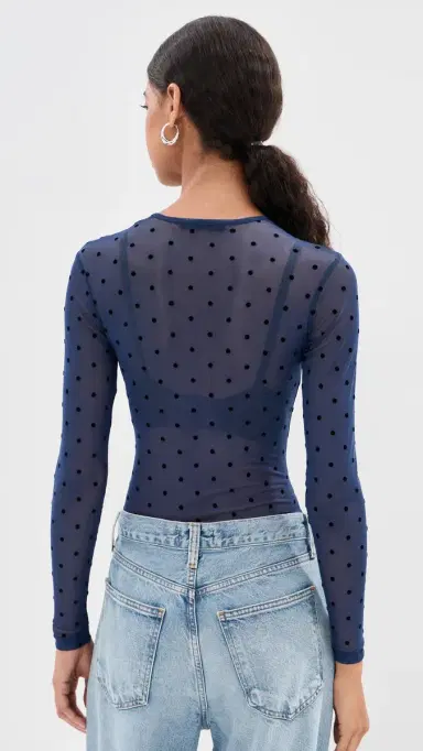 LE BOP Hannah Polka-Dot Thong Bodysuit | Thumbnail 3 LE BOP Hannah Polka-Dot Thong Bodysuit | Thumbnail 3