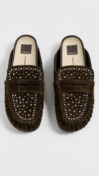 Dolce Vita Jodero Stud Mules Moss Suede | Thumbnail 5 Dolce Vita Jodero Stud Mules Moss Suede | Thumbnail 5