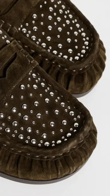Dolce Vita Jodero Stud Mules Moss Suede | Thumbnail 6 Dolce Vita Jodero Stud Mules Moss Suede | Thumbnail 6
