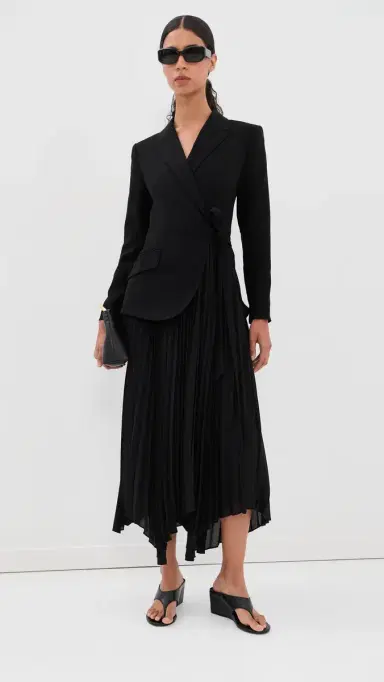SIMKHAI Ambretta Combo Blazer Dress Black | Thumbnail 5 SIMKHAI Ambretta Combo Blazer Dress Black | Thumbnail 5