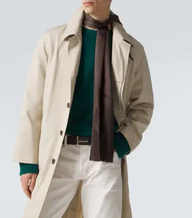 Tom Ford Cotton and silk trench coat | Thumbnail 3 Tom Ford Cotton and silk trench coat | Thumbnail 3