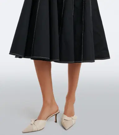 Emilia Wickstead Monique cotton poplin midi dress | Thumbnail 3 Emilia Wickstead Monique cotton poplin midi dress | Thumbnail 3