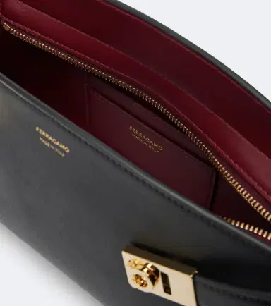 Ferragamo Hug East-West Small leather shoulder bag | Thumbnail 3 Ferragamo Hug East-West Small leather shoulder bag | Thumbnail 3
