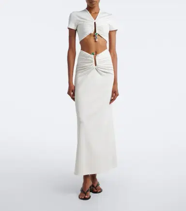 Christopher Esber Gathered maxi skirt | Thumbnail 2 Christopher Esber Gathered maxi skirt | Thumbnail 2