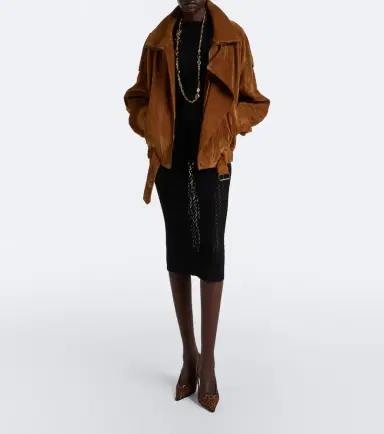 Saint Laurent Pointelle pencil skirt | Thumbnail 2 Saint Laurent Pointelle pencil skirt | Thumbnail 2