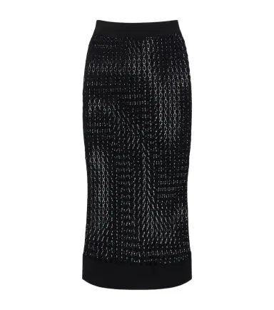 Saint Laurent Pointelle pencil skirt | Thumbnail 1 Saint Laurent Pointelle pencil skirt | Thumbnail 1