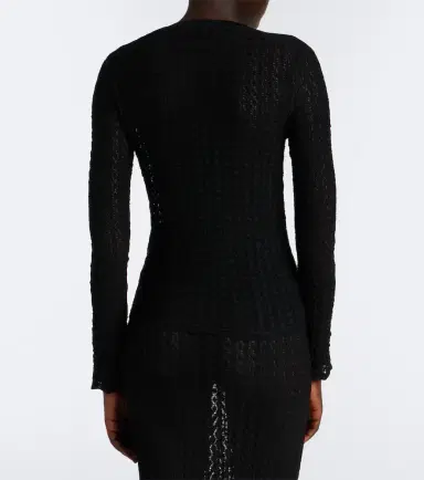 Saint Laurent Pointelle top | Thumbnail 3 Saint Laurent Pointelle top | Thumbnail 3