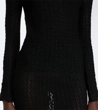 Saint Laurent Pointelle top | Thumbnail 4 Saint Laurent Pointelle top | Thumbnail 4