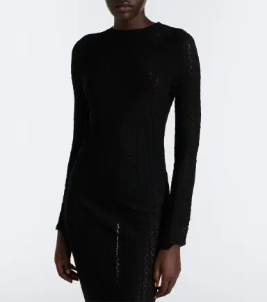 Saint Laurent Pointelle top | Thumbnail 6 Saint Laurent Pointelle top | Thumbnail 6