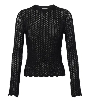 Saint Laurent Pointelle top | Thumbnail 1 Saint Laurent Pointelle top | Thumbnail 1