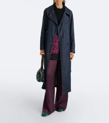 Dries Van Noten Denim trench coat | Thumbnail 4 Dries Van Noten Denim trench coat | Thumbnail 4