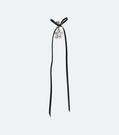 Simone Rocha Bow-detail crystal-embellished drop earrings | Thumbnail 2 Simone Rocha Bow-detail crystal-embellished drop earrings | Thumbnail 2