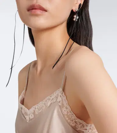 Simone Rocha Bow-detail crystal-embellished drop earrings | Thumbnail 6 Simone Rocha Bow-detail crystal-embellished drop earrings | Thumbnail 6