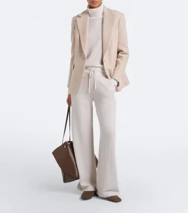 ELEVENTY Chevron cashmere flared pants | Thumbnail 2 ELEVENTY Chevron cashmere flared pants | Thumbnail 2