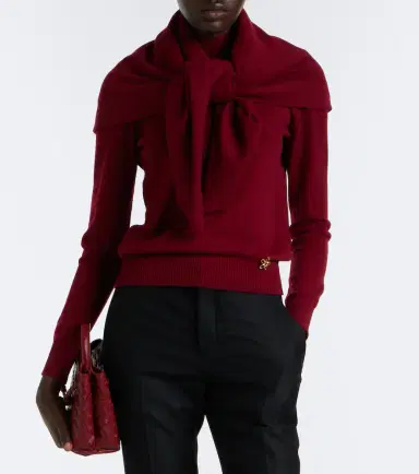 Oscar de la Renta Layered cashmere sweater | Thumbnail 2 Oscar de la Renta Layered cashmere sweater | Thumbnail 2