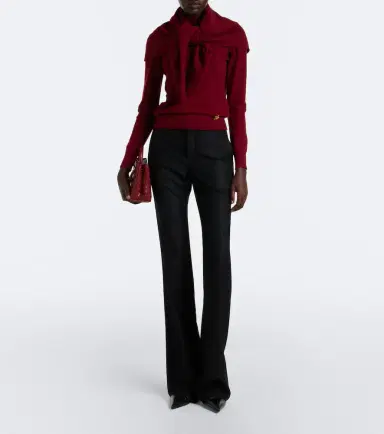 Oscar de la Renta Layered cashmere sweater | Thumbnail 3 Oscar de la Renta Layered cashmere sweater | Thumbnail 3