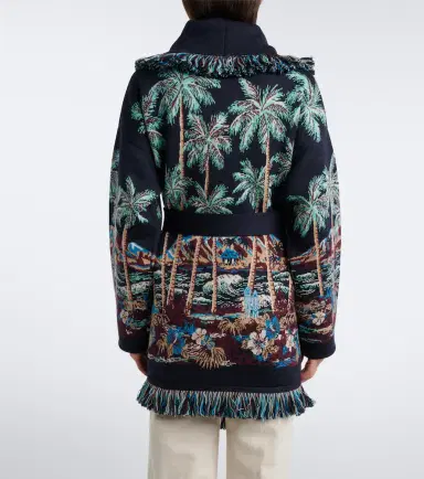 Alanui Diamond Head jacquard wool-blend cardigan | Thumbnail 3 Alanui Diamond Head jacquard wool-blend cardigan | Thumbnail 3
