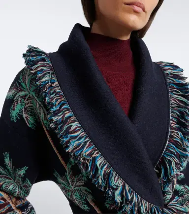 Alanui Diamond Head jacquard wool-blend cardigan | Thumbnail 6 Alanui Diamond Head jacquard wool-blend cardigan | Thumbnail 6