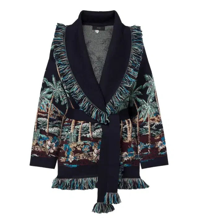 Diamond Head jacquard wool-blend cardigan Diamond Head jacquard wool-blend cardigan