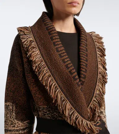 Alanui Wild Wild jacquard wool-blend cardigan | Thumbnail 5 Alanui Wild Wild jacquard wool-blend cardigan | Thumbnail 5
