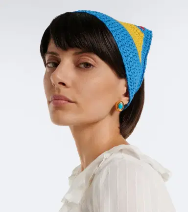 Posse Tammy striped cotton head wrap | Thumbnail 4 Posse Tammy striped cotton head wrap | Thumbnail 4