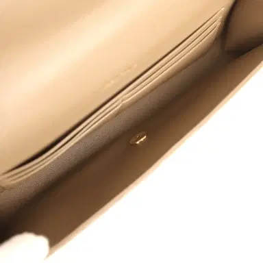 Chanel Chanel Long Top Handle Clutch with Chain Dark Khaki Lizard Embossed Calfskin Gold Hardware | Thumbnail 8 Chanel Chanel Long Top Handle Clutch with Chain Dark Khaki Lizard Embossed Calfskin Gold Hardware | Thumbnail 8