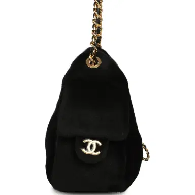 Chanel Chanel Mini 25 Hobo Bag Black Pony Hair Gold Hardware | Thumbnail 3 Chanel Chanel Mini 25 Hobo Bag Black Pony Hair Gold Hardware | Thumbnail 3