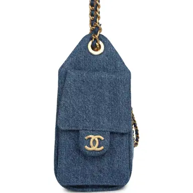 Chanel Chanel Mini 25 Hobo Bag Blue Washed Denim Antique Gold Hardware | Thumbnail 3 Chanel Chanel Mini 25 Hobo Bag Blue Washed Denim Antique Gold Hardware | Thumbnail 3