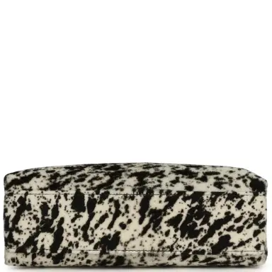Chanel Chanel Small Chic Lady "Dalmatian Print" Shopping Bag Black, White Pony Hair Gold Hardware | Thumbnail 6 Chanel Chanel Small Chic Lady "Dalmatian Print" Shopping Bag Black, White Pony Hair Gold Hardware | Thumbnail 6