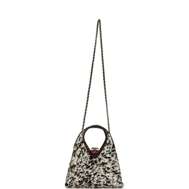 Chanel Chanel Small Chic Lady "Dalmatian Print" Shopping Bag Black, White Pony Hair Gold Hardware | Thumbnail 7 Chanel Chanel Small Chic Lady "Dalmatian Print" Shopping Bag Black, White Pony Hair Gold Hardware | Thumbnail 7