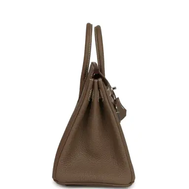 HERMÈS Hermes Birkin 25 Etoupe Togo Palladium Hardware | Thumbnail 3 HERMÈS Hermes Birkin 25 Etoupe Togo Palladium Hardware | Thumbnail 3