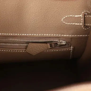HERMÈS Hermes Birkin 25 Etoupe Togo Palladium Hardware | Thumbnail 9 HERMÈS Hermes Birkin 25 Etoupe Togo Palladium Hardware | Thumbnail 9