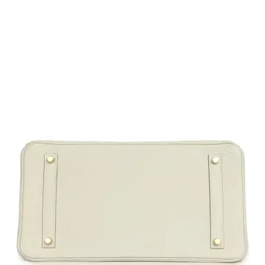 HERMÈS Hermes Birkin 35 Gris Pale Togo Gold Hardware | Thumbnail 6 HERMÈS Hermes Birkin 35 Gris Pale Togo Gold Hardware | Thumbnail 6