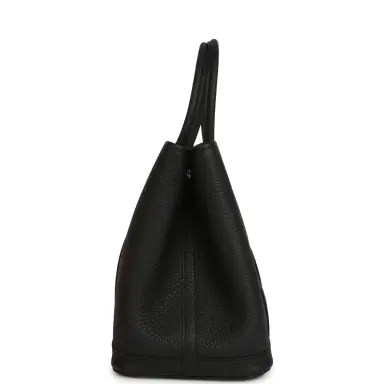 HERMÈS Hermes Garden Party 36 Black Negonda Palladium Hardware | Thumbnail 3 HERMÈS Hermes Garden Party 36 Black Negonda Palladium Hardware | Thumbnail 3